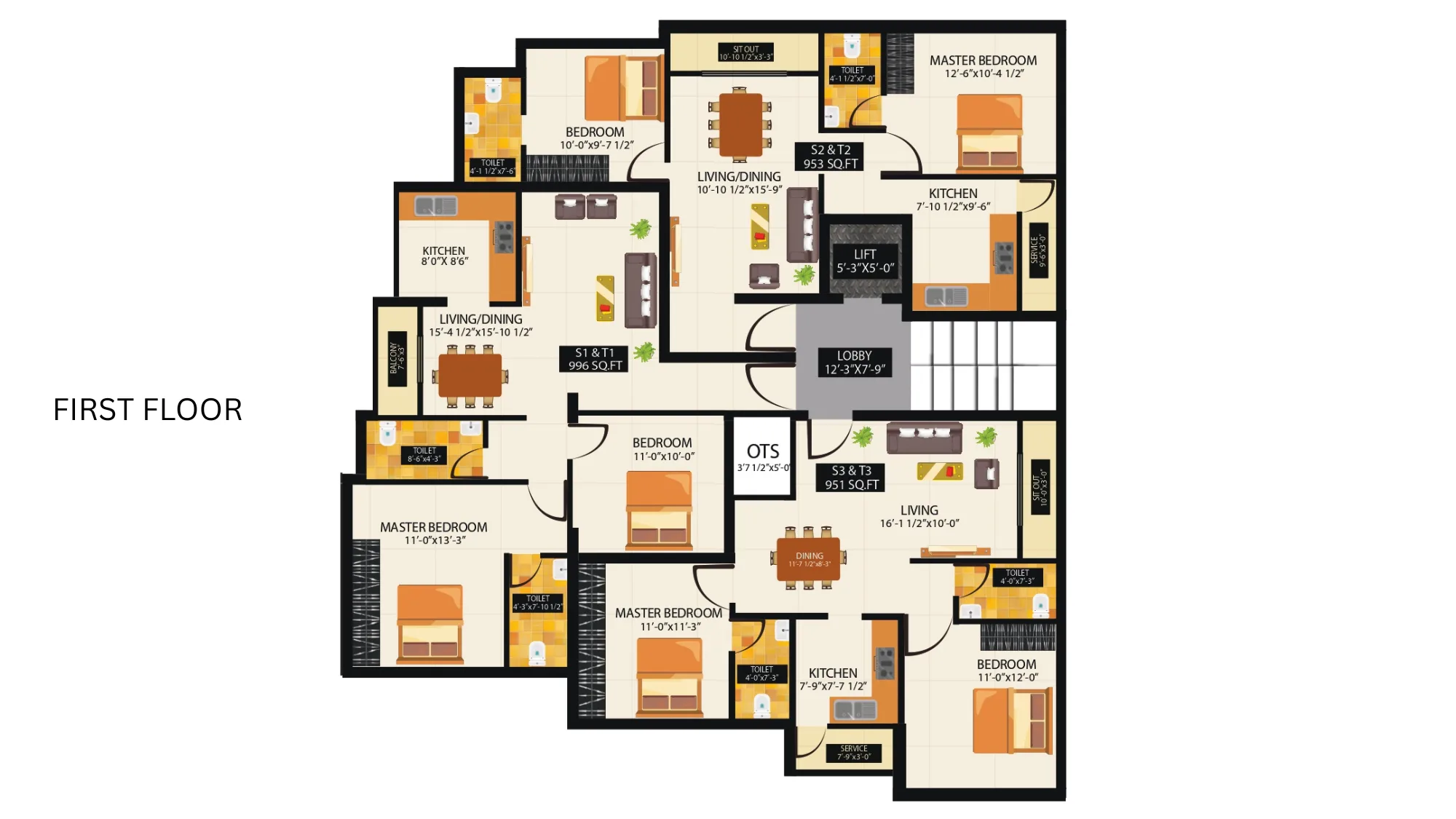 LINGA floor plan 2 of 3