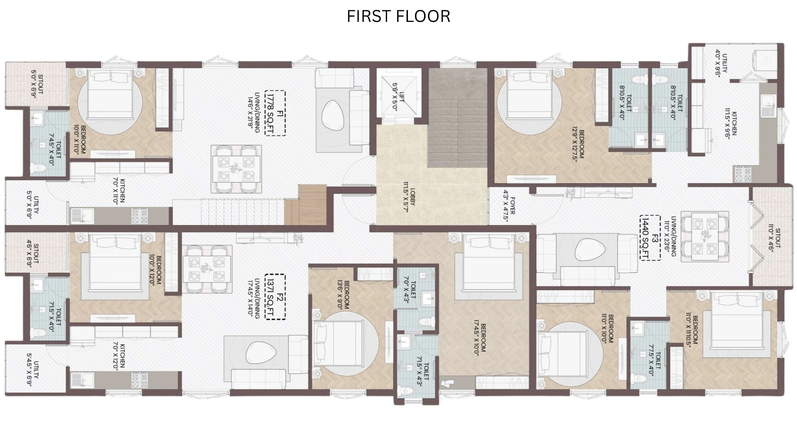 NOOR floor plan 2 of 4