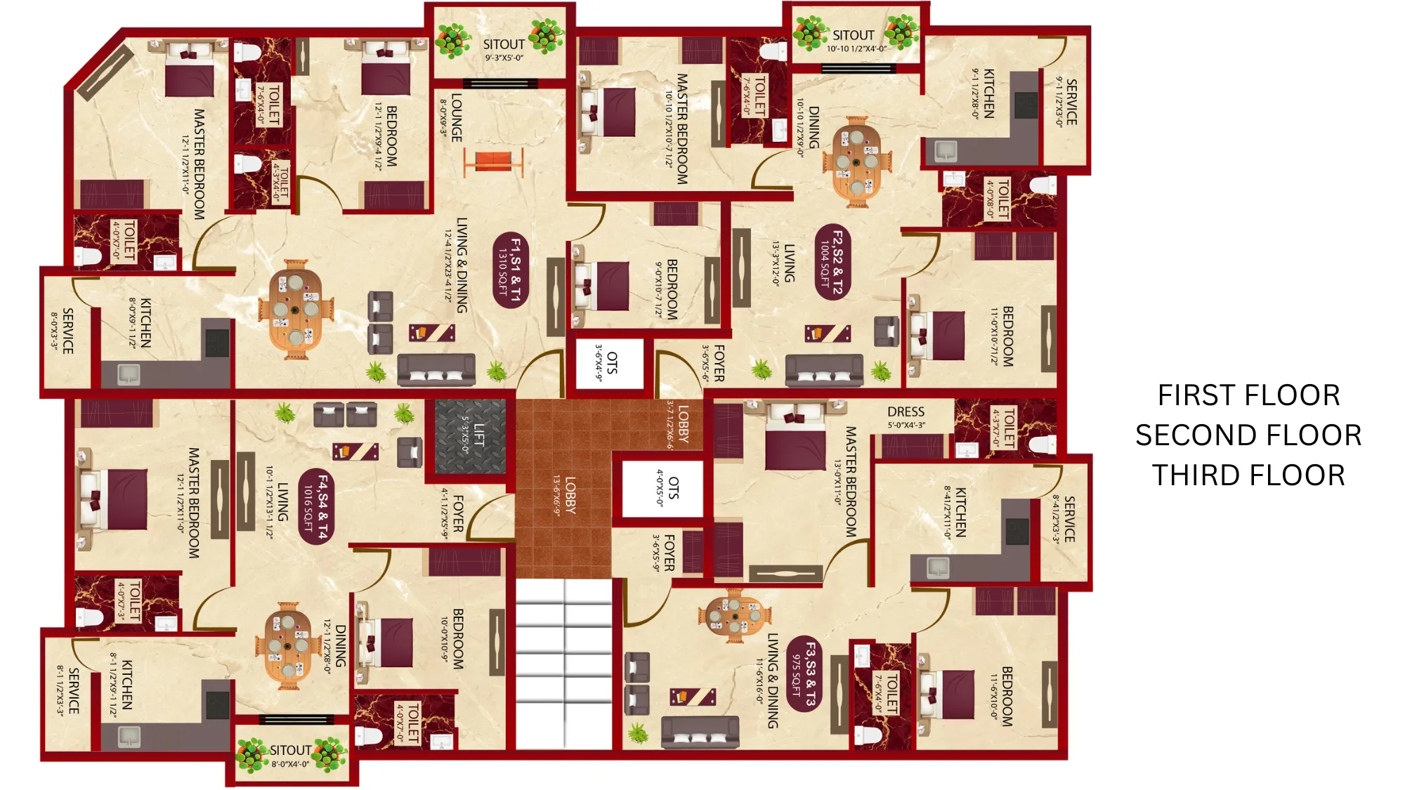DL's Pride floor plan 2 of 2