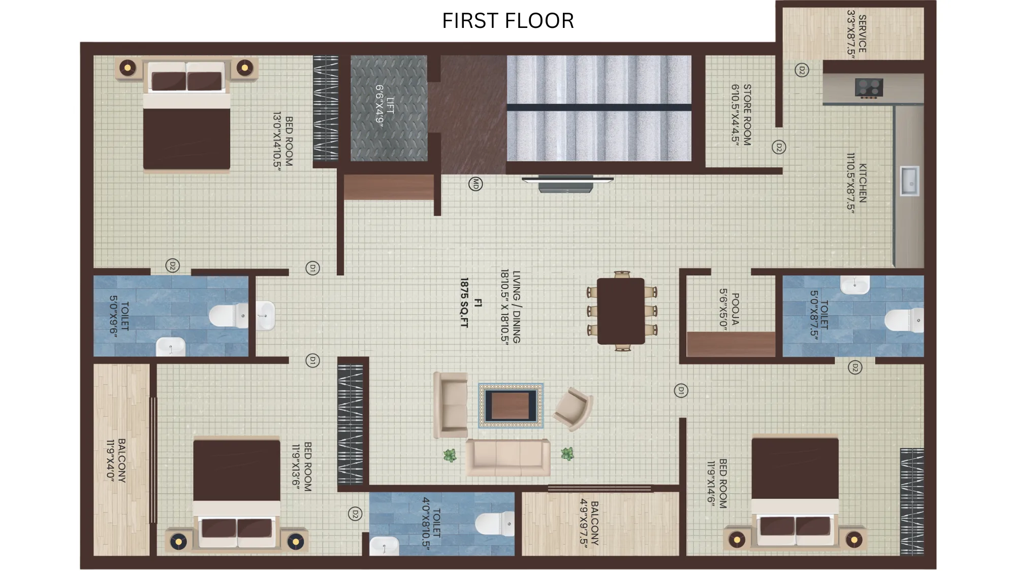 SIDDHI floor plan 2 of 4