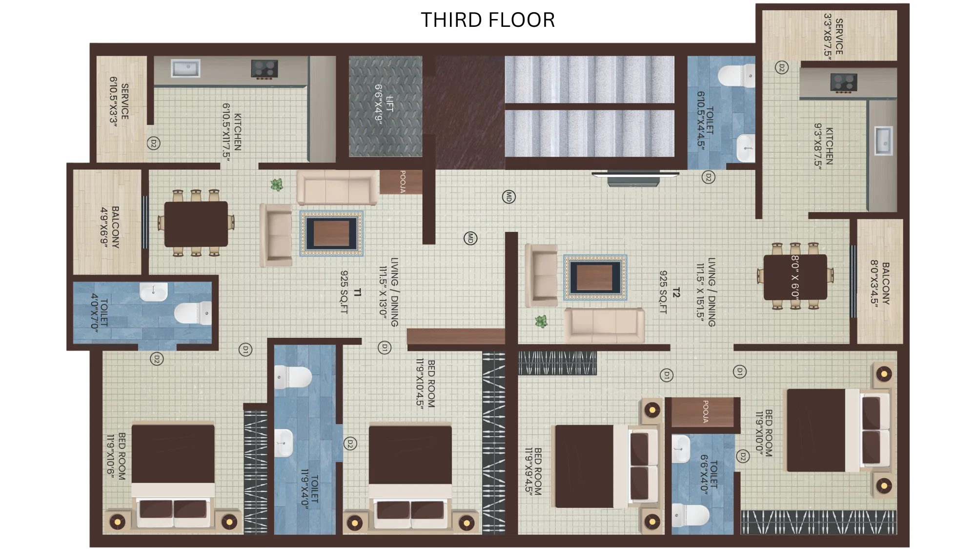 SIDDHI floor plan 4 of 4